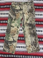 Vtg Cabelas RealTree Camo Hunting Jeans Mens Size 34x27 Pants USA Made