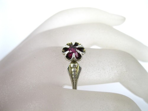 vintage RING SILVER 925 stone Size 9.25 Ukraine USSR - Picture 5 of 16
