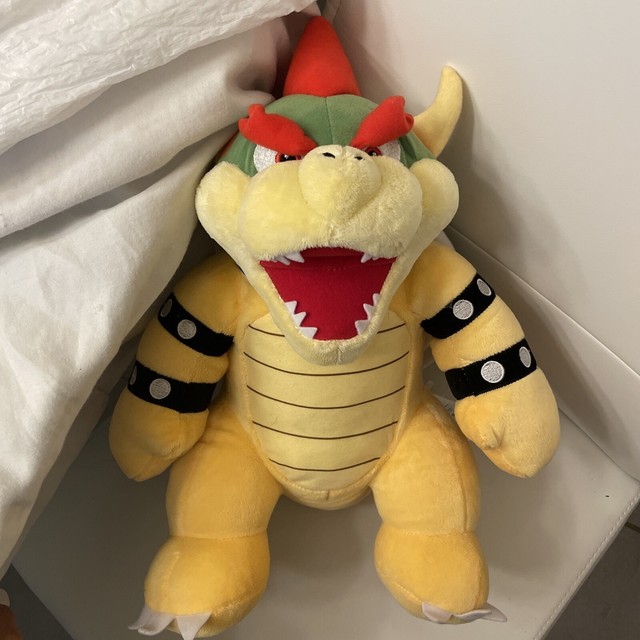 Build a Bear Bowser King Koopa 15" With 5 in 1 Sounds Nintendo Super