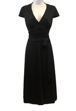 Women’s David Meister Black Stretchy A Line Dress Size 10