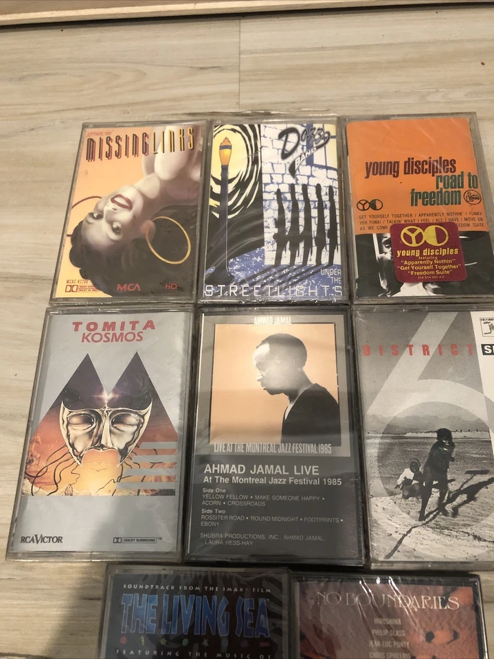 8 Jazz & Easy Listening NEW Cassettes Ahmad Jamal Missing Links Dazz Band Tomita - Image 2 of 4