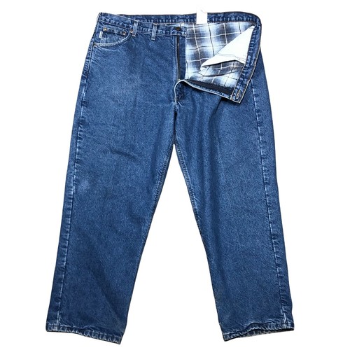 men's flannel lined carhartt jeans