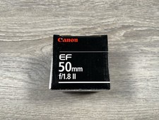 Canon EF 50mm F/1.8 II Standard Auto Focus Lens