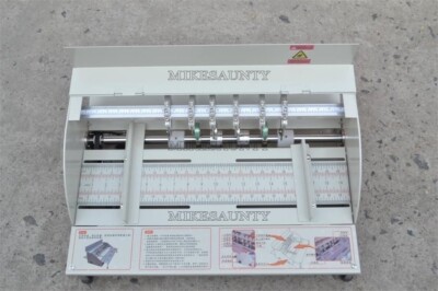 Color Pages Dashed Creasing Machine Card Folding 110V/220V Electric Book Cove qy