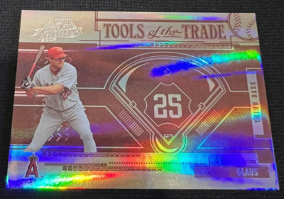 TROY GLAUS 2005 Playoff Absolute Memorabilia #TT-53 Reverse Red Spectrum #14/50