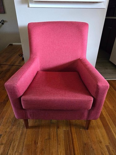 Red Donham Upholstered Armchair - Picture 1 of 4