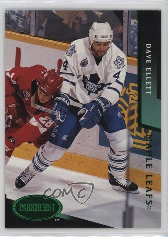 1993-94 Parkhurst Emerald Ice Dave Ellett #205 e0k