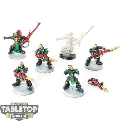 Aeldari - 6x Dark Reapers klassisch - teilweise bemalt