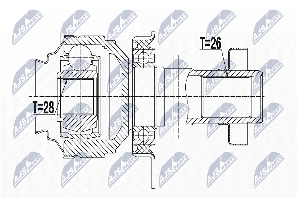 Inner Cv Joint For Vw T5 06- T6 15- - Image 6