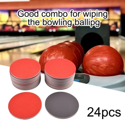 24 Pieces Bowling Sanding Pads-Resurfacing Polishing Kit Bowling Ball CleanerKit - Foto 8 di 74