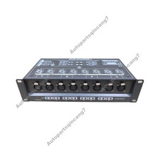 8Way DMX Stage Light Splitter with Manual Switch Signal Amplifier Distributor