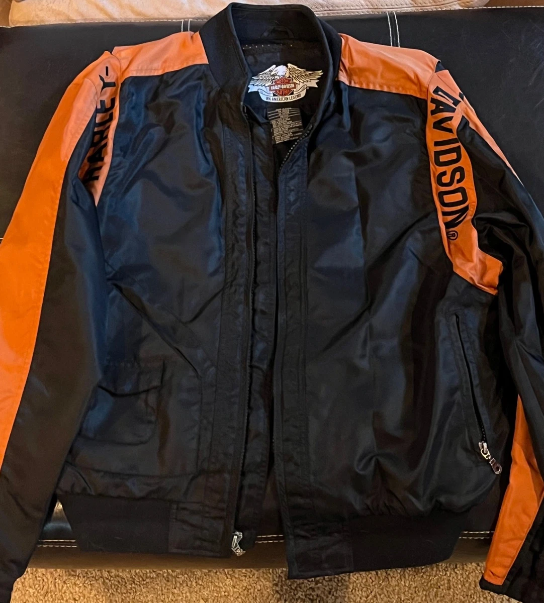 harley davidson bomber jacket products for sale | eBay