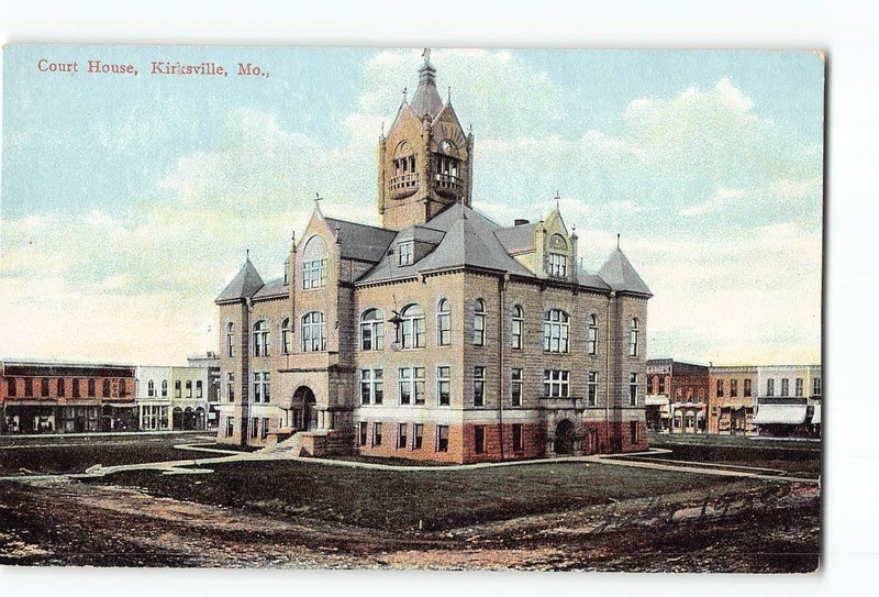 Kirksville Missouri MO Postcard 1907-1915 Court House