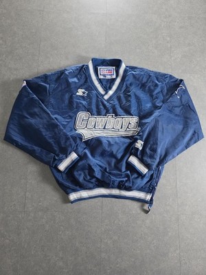 Starter NFL Pro Line Dallas Cowboys Pullover Jacke bestickt 90er Vintage (L)