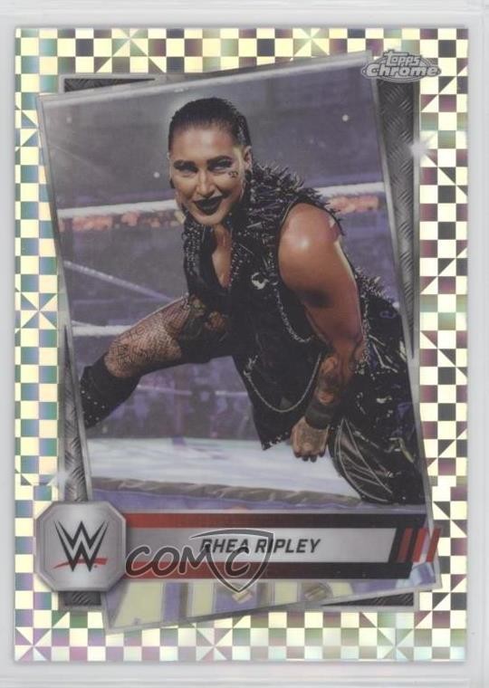 2025 Topps Chrome WWE X-Fractor Rhea Ripley #80 0r5k