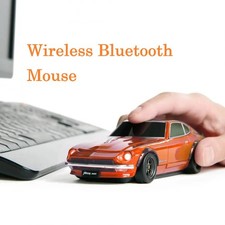 Fairlady 240Z Orange Bluetooth 5.1 Wireless Car Shaped Mouse with LED Lights