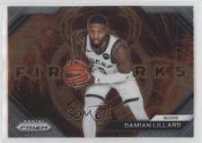2023-24 Panini Prizm Fireworks Damian Lillard #14 00cp