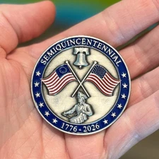 Semiquincentennial 250 Years USA Challenge Collector Coin 2" America BPOE Elks