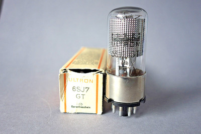 3 x NOS TUBES, 2 x 6SJ7-RCA USA, 1 x 6SJ7GT-ULTRON,  AMP TESTED, OWN BOXES