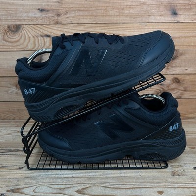 New Balance 847 Turnschuhe Herren Größe UK 10 dreifach schwarz Freizeit Laufen Fitnessschuhe v4 NB