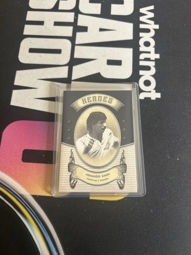 Futera Vintage Jahangir Khan 06/09 Pakistani Squash Card