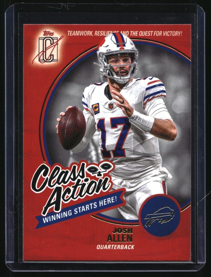 2025 Topps Signature Class Josh Allen Class Action #CA-4 2025 Topps Signature Class Josh Allen Class Action #CA-4