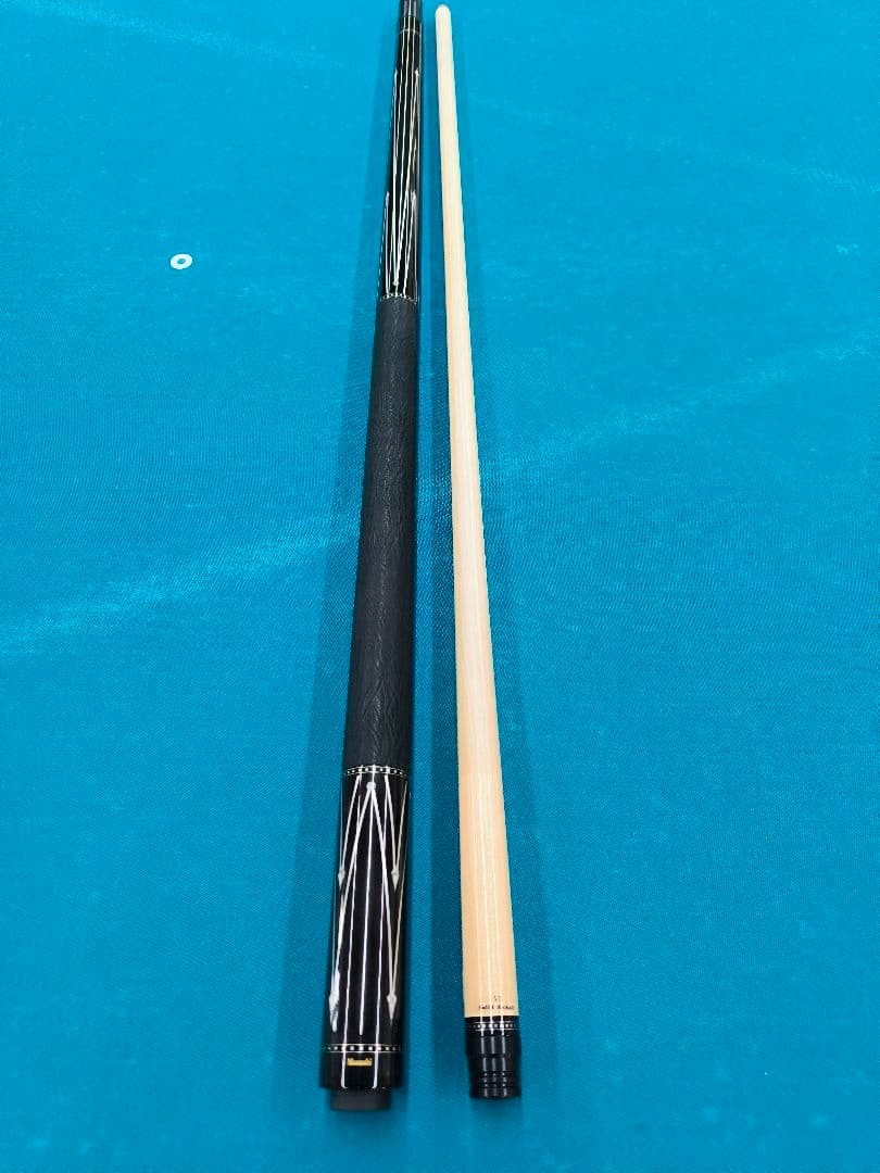MUSASHI ADAM cue Solid 8 Shaft Leather Grip Billiard Pool stick