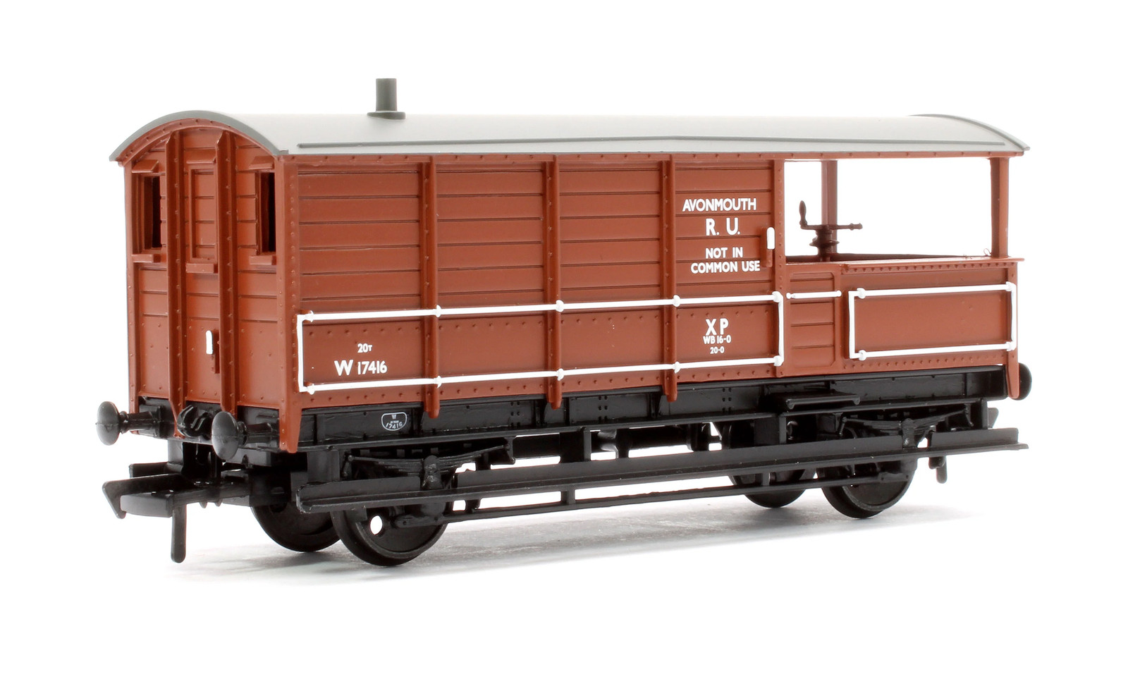 Bachmann 33-307B GWR 20T 'Toad' Brake Van BR Bauxite (Early) W17416