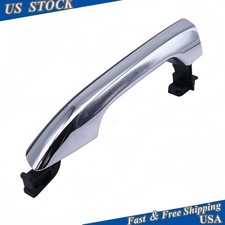 Chrome Black Outer Door Handle Front Left Driver For 16-20 Kia Optima 82651d