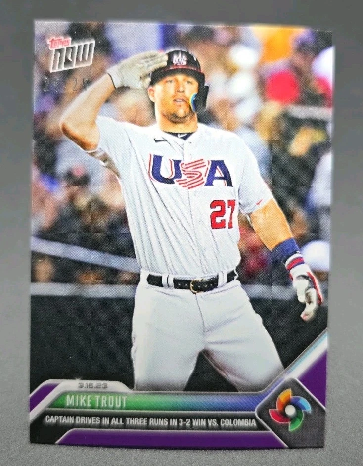2023 Topps Now World Baseball Classic - Mike Trout #WBC-51 for
