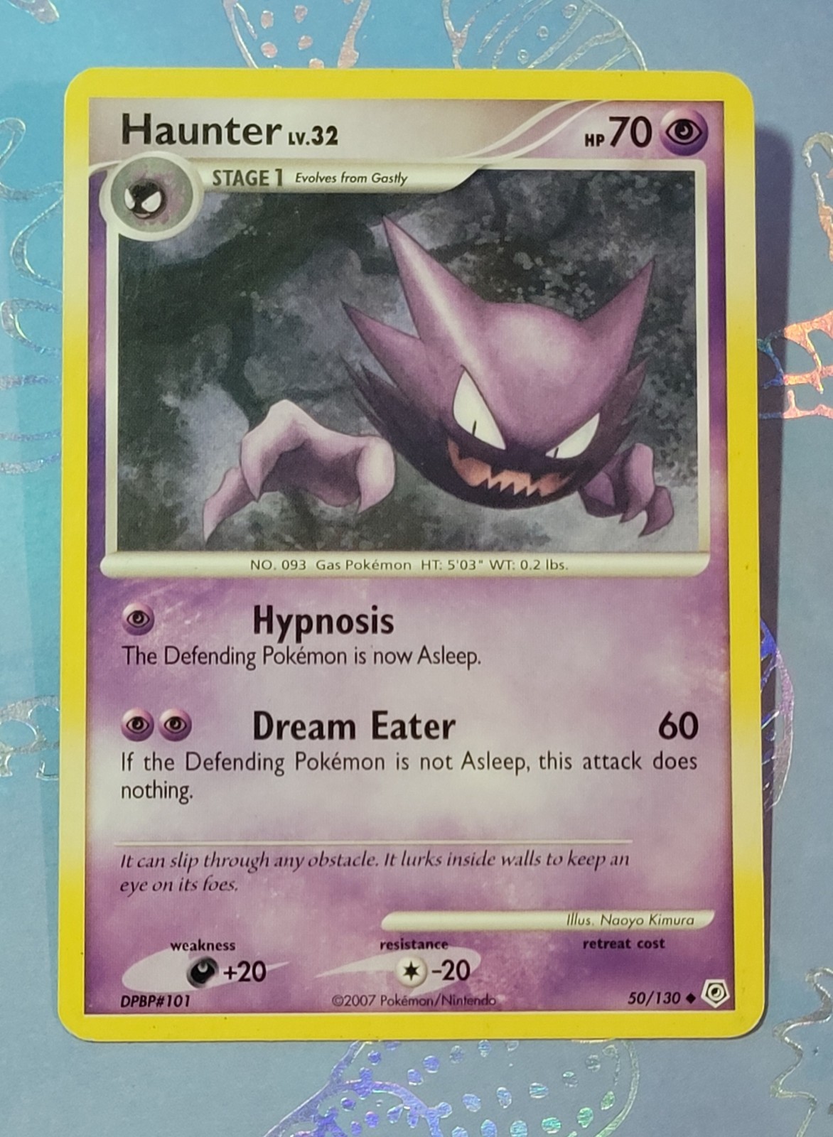 2007 Haunter 50/130 Diamond & Pearl NM Pokemon Card