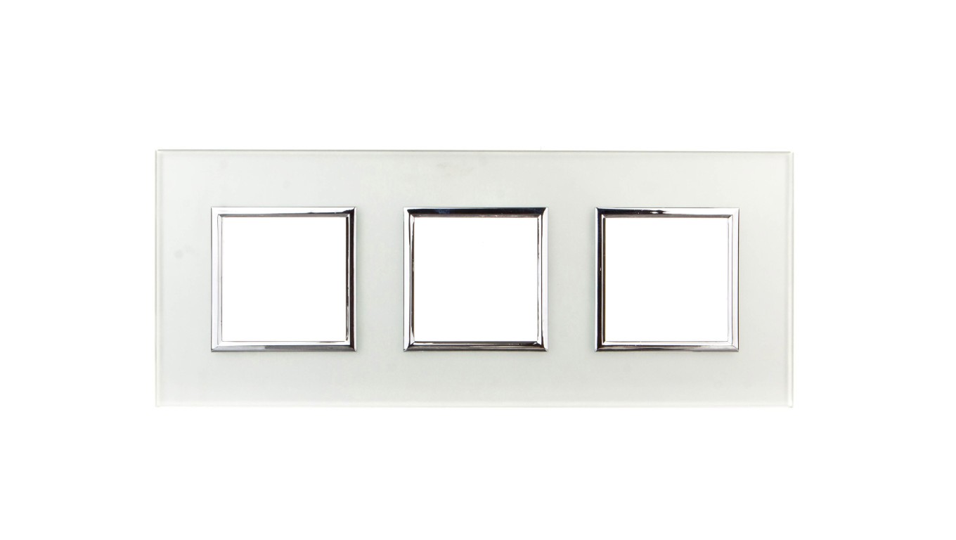 Dante Triple Glass Frame Pearl Glass 4504183