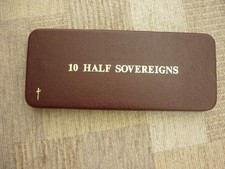 Half Gold Sovereign Case For 10 Coins