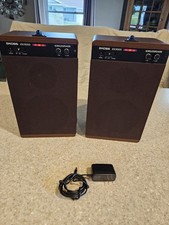 Vintage Pair Koss JCK/5000 Walnut Veneer Bookshelf Speakers Super Rare USA Made