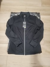 Callaway Jacket Womens Large Black Quilted Full Zip Golf Insulated CGW772SU NEW