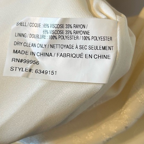 Shoshanna Ambrose Midikleid mit Blumenmuster Jacquard vorne zum Binden in Winterweiß - Bild 8 von 8