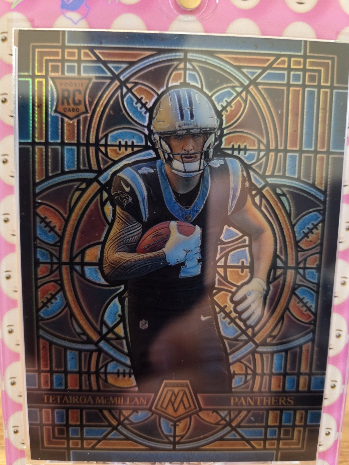 2025 Mosaic Tetairoa McMillan Stained Glass RC SP Case Hit