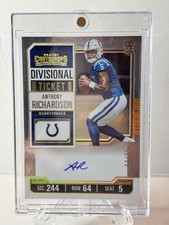 2023 Panini Contenders Divisional Ticket Auto Anthony Richardson RC SP /99