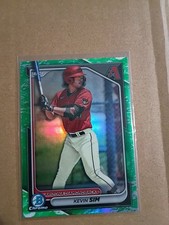 2024 Bowman - Chrome Prospects Kevin Sim #BCP-34 Lunar Glow Refractor (RC)