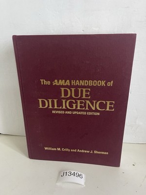 AMA Handbook of Due Diligence by American Management With Unopened Disc HC