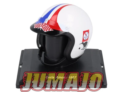 CFO28 Casque Formule 1 CENTAURIA 1/5 FERRARI : Chris Amon 1967 - Photo 1/4