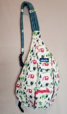 Kavu Rope Sling Bag Backpack Camper Campsite Trees Retired Kavu Crossbody