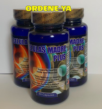 Celulas Madres plus 180 Capsules  Dietary Supplement  3 Bottles Pack