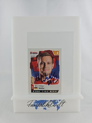 Niklas Weller  2021-22 Blue Ocean Victus Sticker Handball Autogramm  HAMBURG 