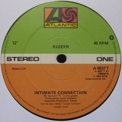Kleeer - Intimate Connection (12'')