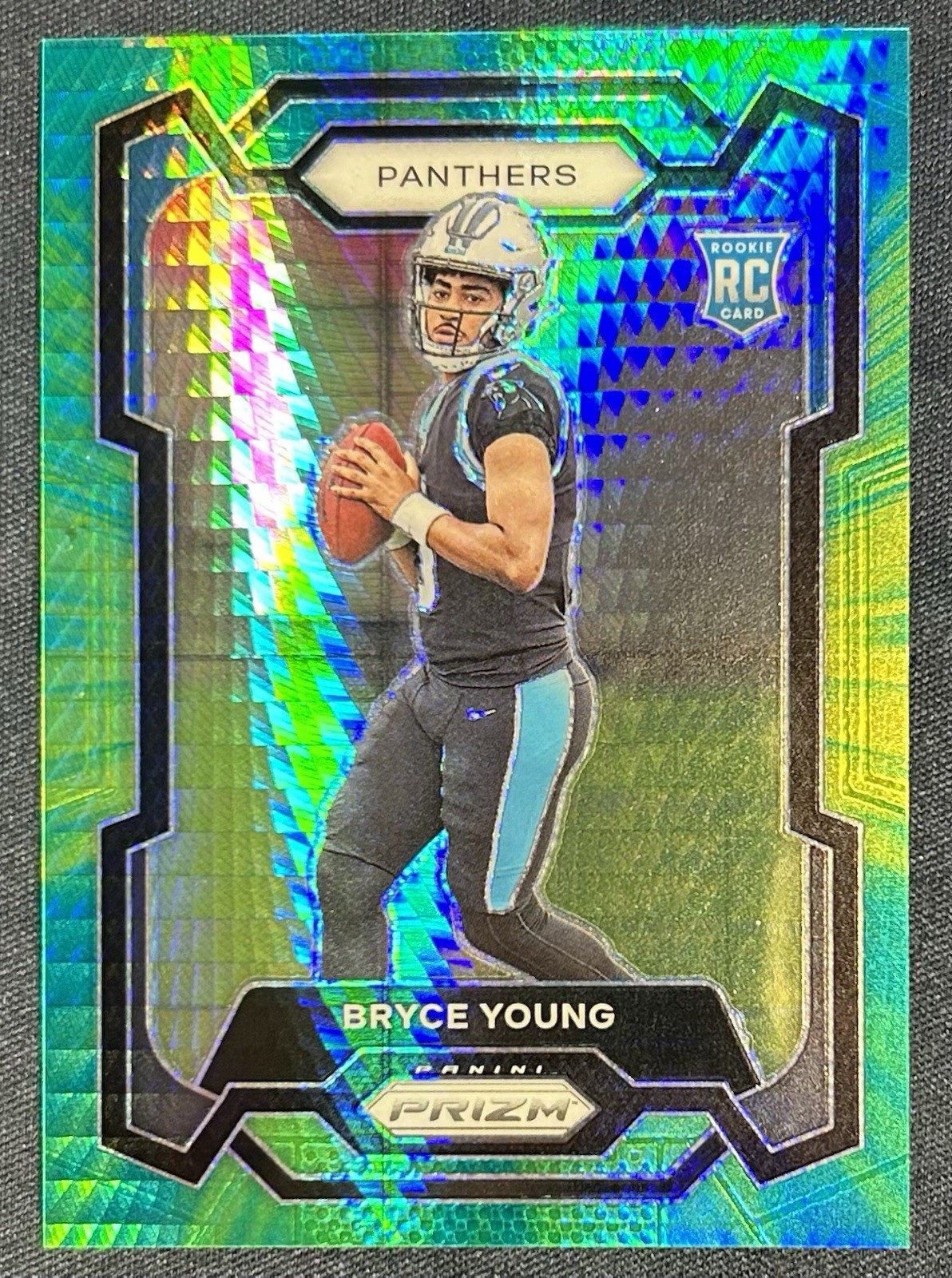 Bryce Young 2023 Panini Prizm #311 Hyper Prizm /175 RC Rookie Panthers
