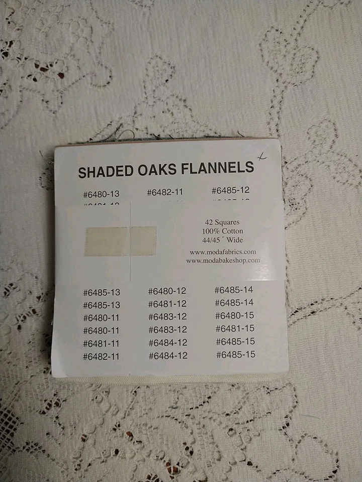 Shaded Oaks Flannels Charm Pack By Holly Taylor for Moda (42 - 5" Squares) - Image 3 of 4