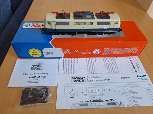 Roco 69640/W0030  HO E-Lok BR 111 087-3 DB AC, mfx digital, neu | Condition: Neu