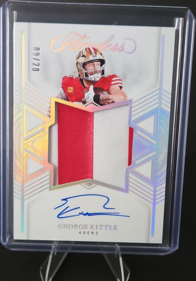 2025 Flawless 🔥George Kittle🔥 Star Swatch Signatures Patch Auto /20