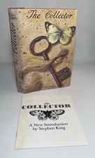 The Collector-John Fowles-SIGNED-Book Club Edition w/ Stephen King Insert!-RARE!